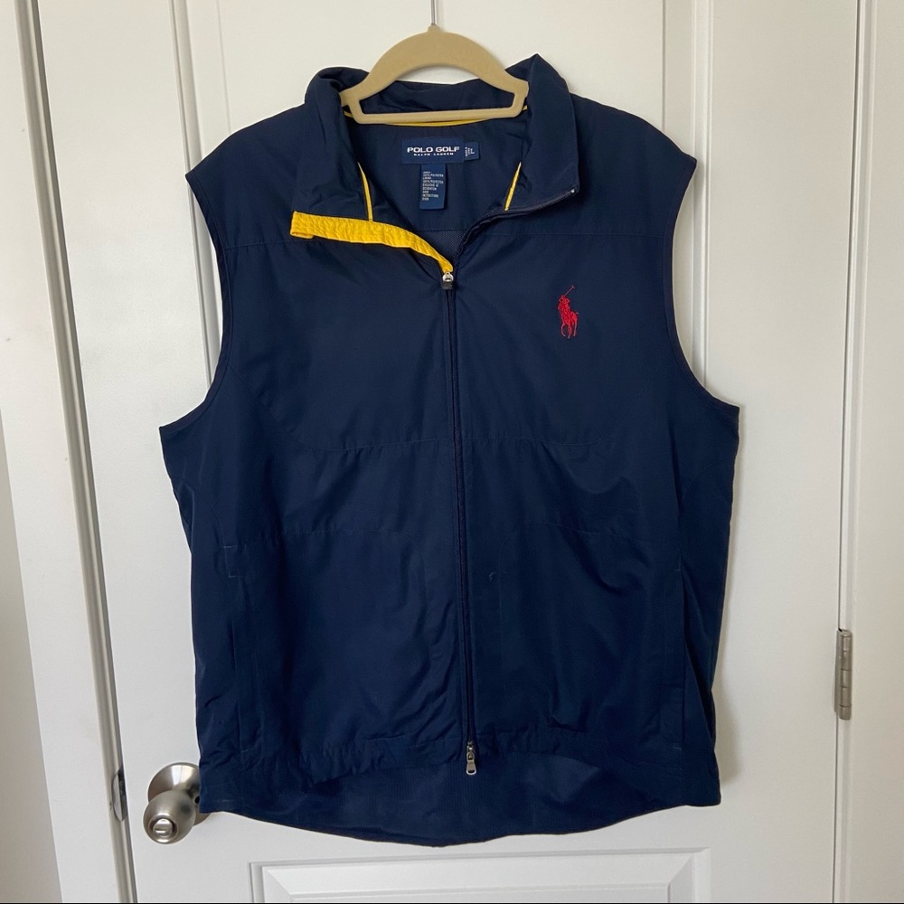 Navy Polo Golf Vest